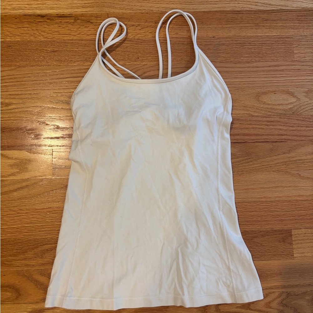 Lululemon White Tank Top